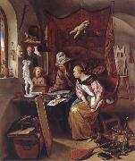 Jan Steen, The During Lesson